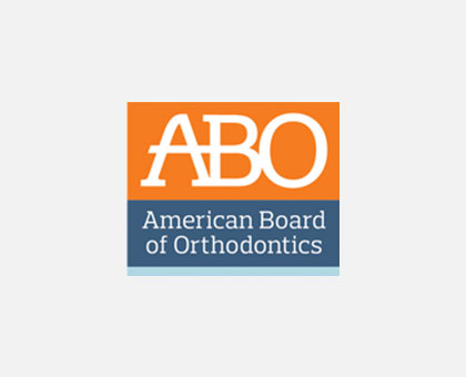 Puntillo and Crane Orthodontics partner, American Board of Orthodontics (ABO) Logo